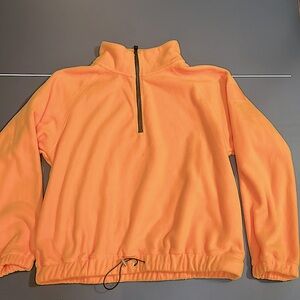 NWOT Love & Sports Fleece half zip sweatshirt jacket